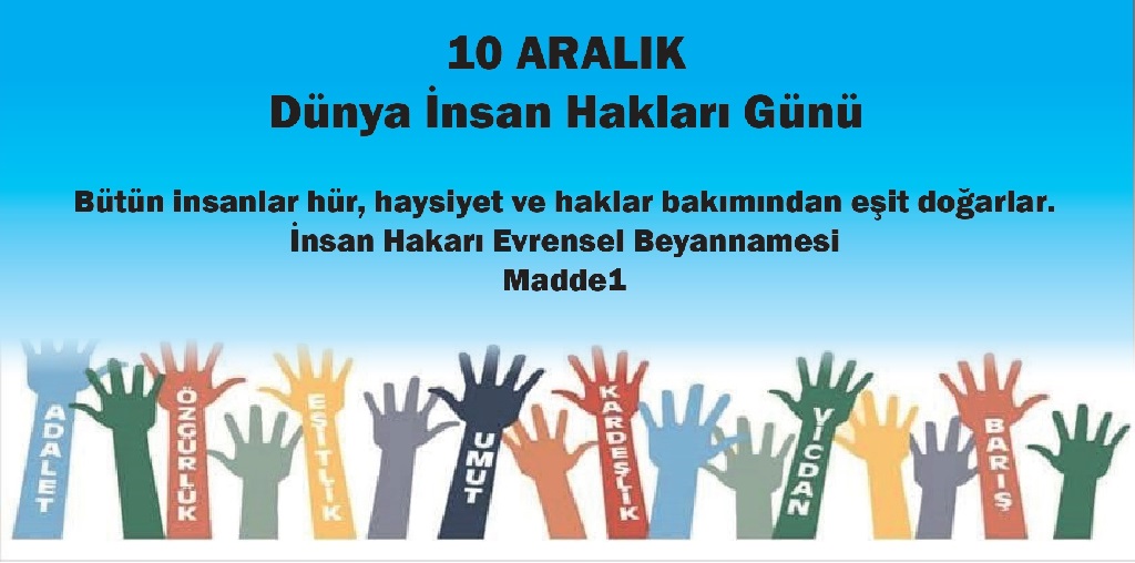 İnsan Hakları Evrensel Bildirgesi’nin kabul edilişinin 75. Yılı.