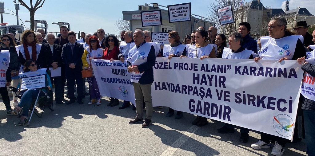 Haydarpaşa ve Sirkeci Garlarının "Özel Proje Alanı" olarak Kültür ve Turizm Bakanlığına devrine HAYIR!