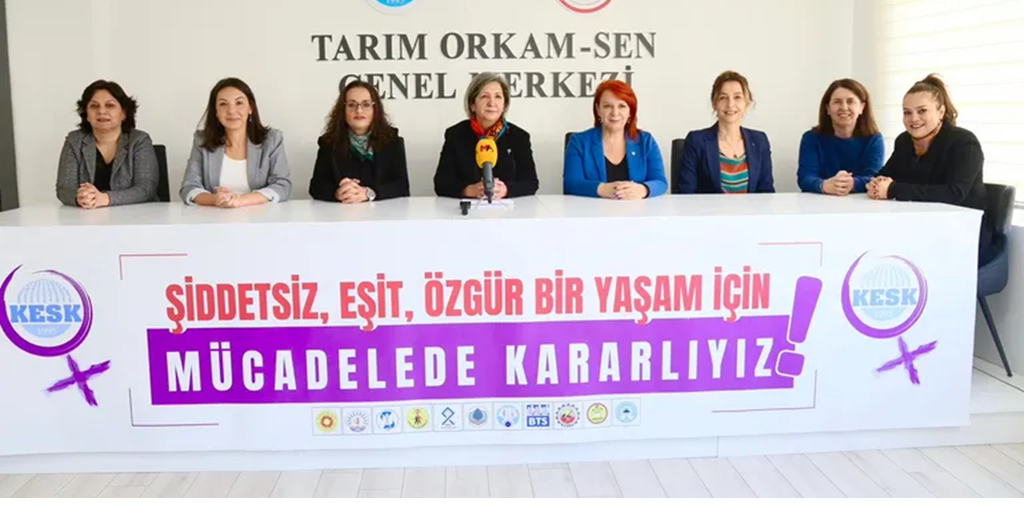 "ŞİDDETSİZ, EŞİT ÖZGÜR BİR YAŞAM İÇİN MÜCADELEDE KARARLIYIZ!" şiarıyla alanlardayız!